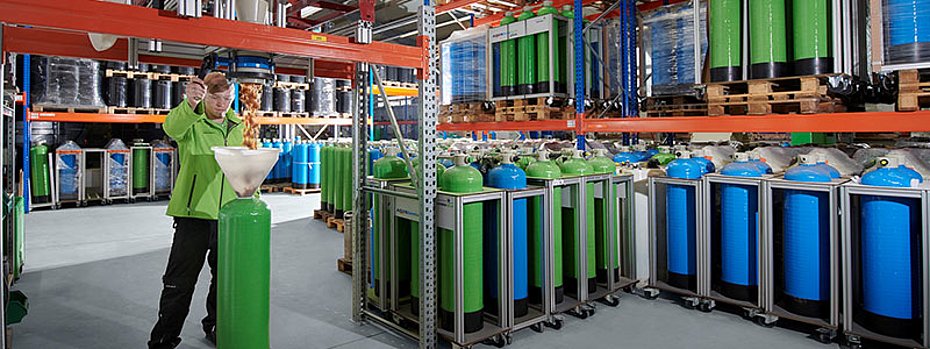 Entionisiertes Wasser galvanische Bäder Selektiv-Ionenaustauscher Regeneration