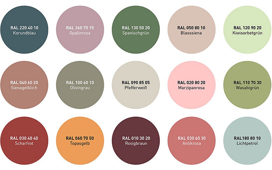RAL Colour Feeling 2027+ Farbtrendbericht