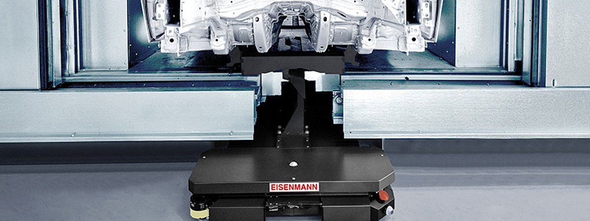 Eisenmann fahrerloses Transportsystem Karosserielackierung