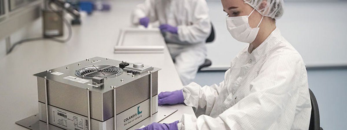 Colandis Parts2clean 2025 Kontaminationskontrolle Mietreinraum Inspektionskabine