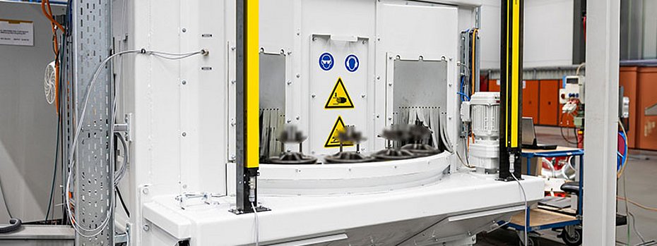 kugelstrahlanlage shot peening getriebeteile
