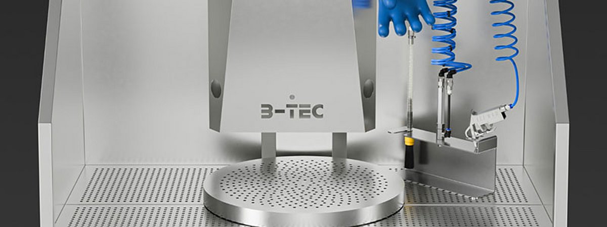 B-TEC Teilereinigungsgerät brennbare Medien ATEX-konform