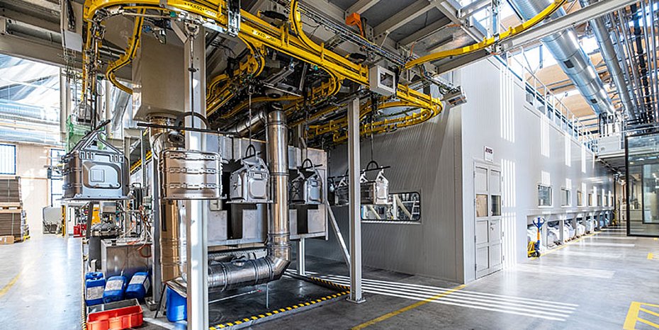 Asis vollautomatische Pulver-Emaillierung