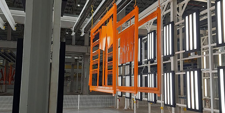 Fördertechnik Lackieranlage Landmaschinen Großteile