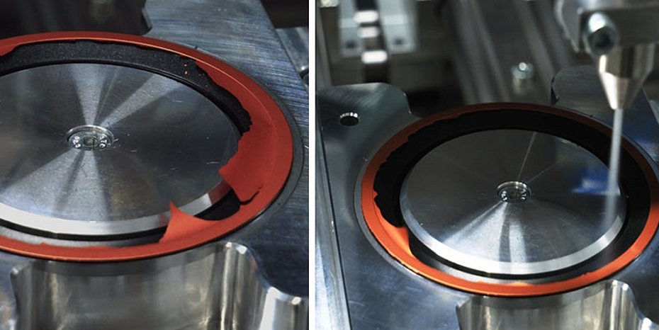 Schneestrahltechnologie Reinigung Heißprägemaschine