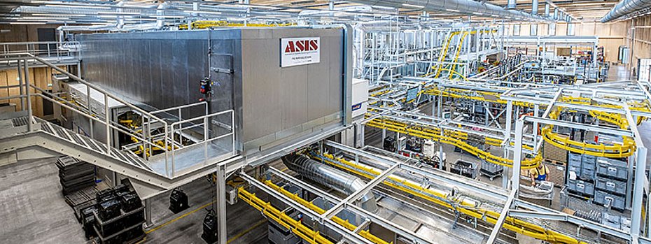 Asis vollautomatische Pulver-Emaillierung