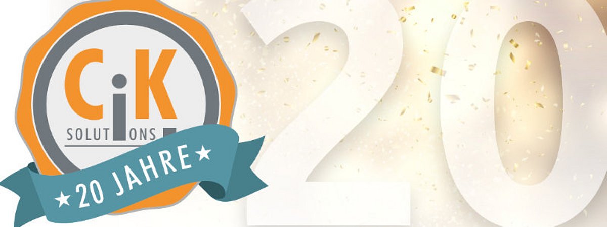 CiK Solutions 20 Jahre