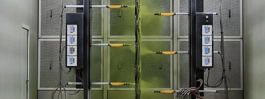 Beschichtungsautomat Pulverkabine Produktivitätssteigerung Automatisierung