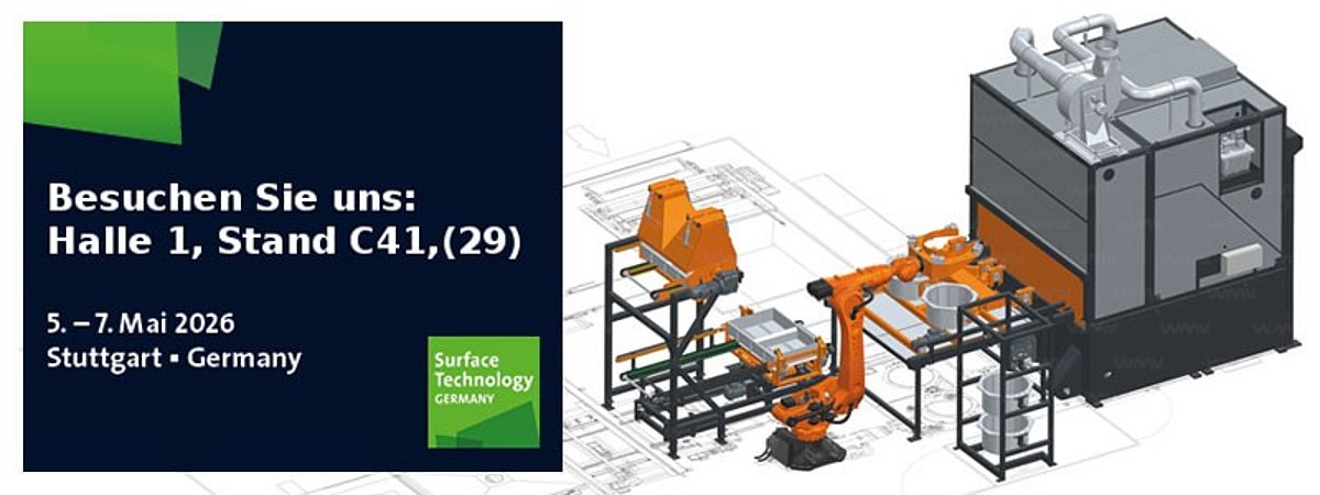 WMV SurfaceTechnology 2026 Roboter-Automatisierung Pulz Xtend Beschichtungsanlage