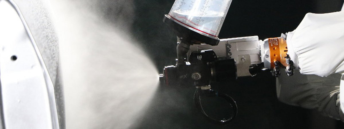 Sata CurveRobot Jetstream Automatisierung Reparaturlackierung