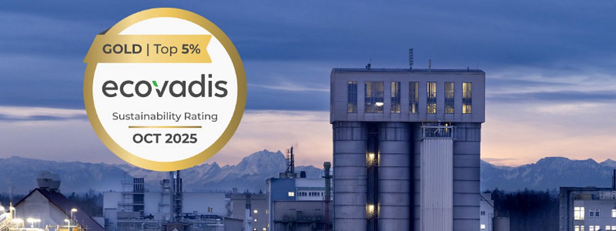 Wacker EcoVadis Gold Nachhaltigkeitsrating