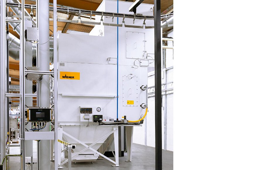Neue Pulverbeschichtungsanlage Blechbauteile