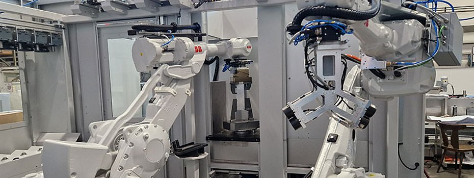 Hochdruckwasserstrahl-Entgratanlage Entgraten und Reinigen