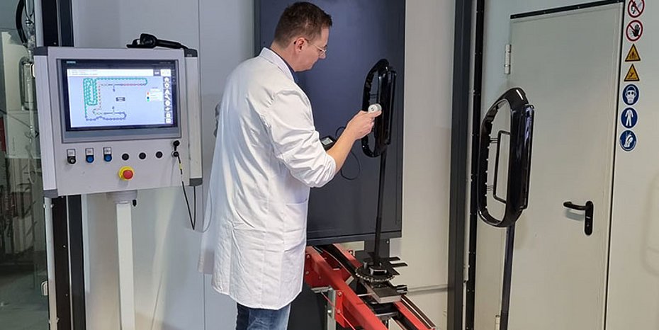 Schichtdickenmessung Nasslack Chrom vor Einbrennen