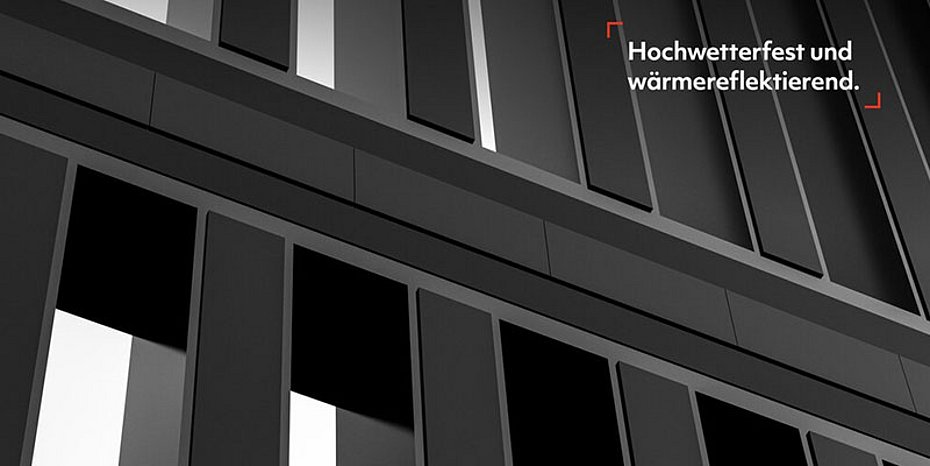 Pulverbeschichtung Infrarotstrahlung Reflektion Sonnenschutz Farbe