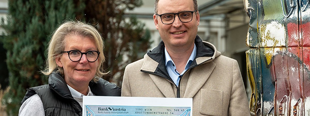 Spendenscheck Schlötter Galvanotechnik