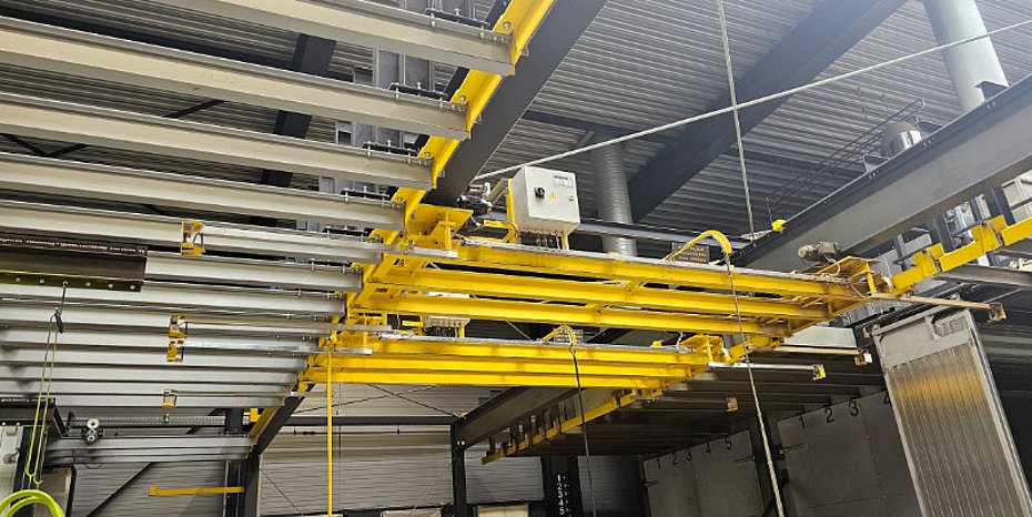 Beschichtungsautomat Pulverkabine Produktivitätssteigerung Automatisierung