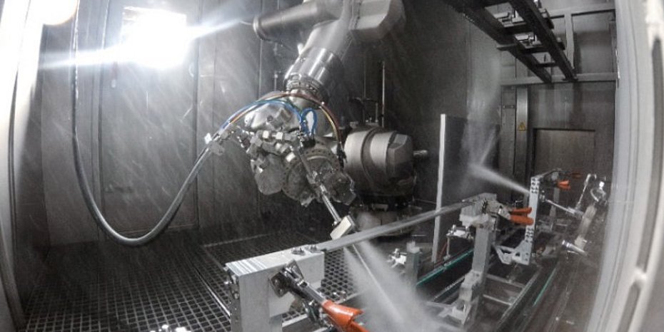 Roboter-Reinigung Bauteile Zerspanung