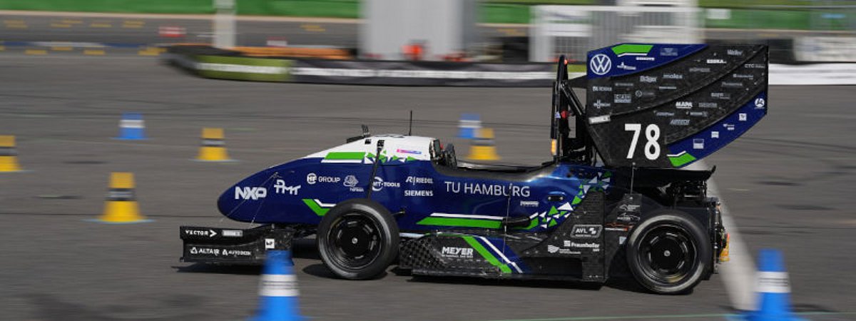 Busch Vacuum Solutions Formula-Student-Team TU Hamburg CFK-Rennwagen