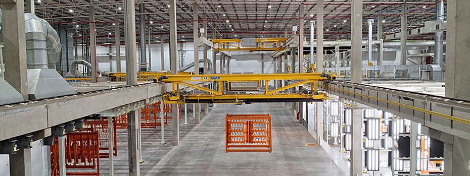 Fördertechnik Lackieranlage Landmaschinen Großteile