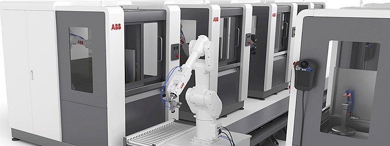 ABB Bearbeitungszelle OmniVance Machining Cell