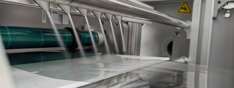 Photovoltaikmodul gedruckt Elektrode Reinigung CO2-Schneestrahl Rolle-zu-Rolle