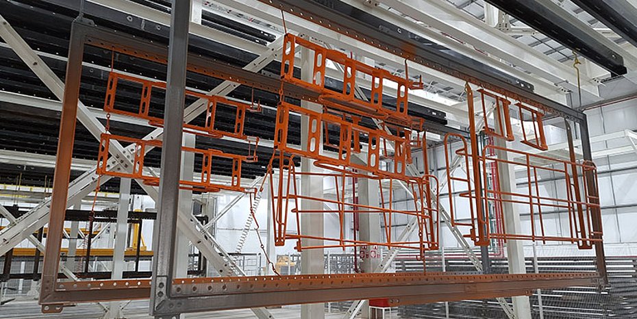 Fördertechnik Lackieranlage Landmaschinen Großteile
