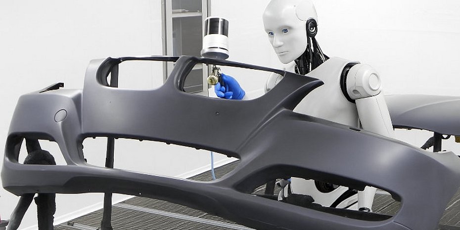 KI-gestützte Roboterlackierung