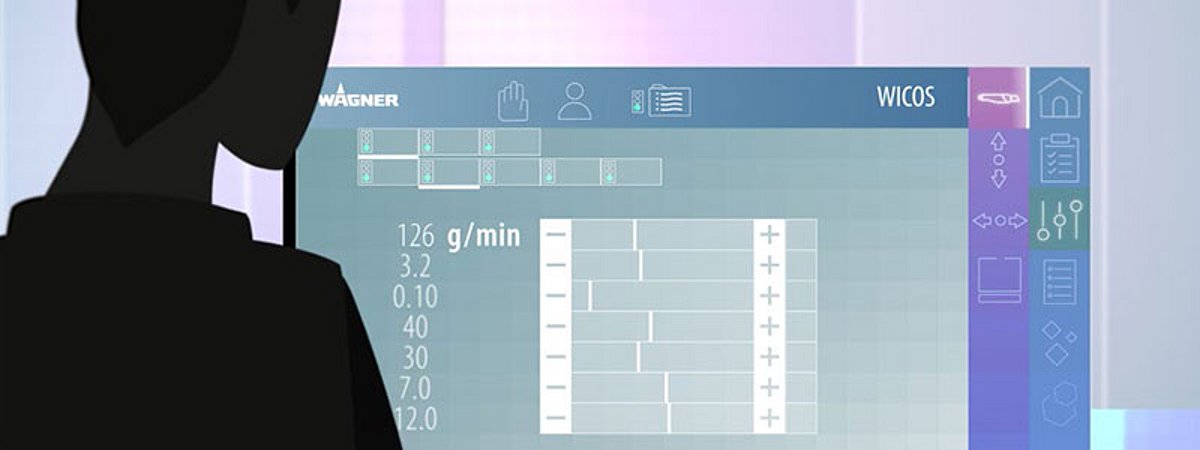 Wagner Flowsense Pulverausstoss Regulierung Messung