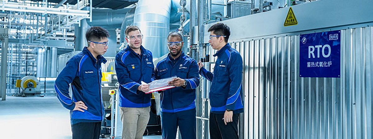 BMW elektrische Abluftreinigung Lackiererei