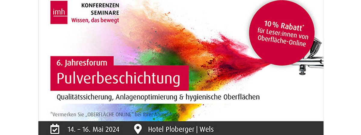 Jahresforum Pulverbeschichtung imh 2024