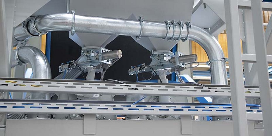 Technische Federn strahlen