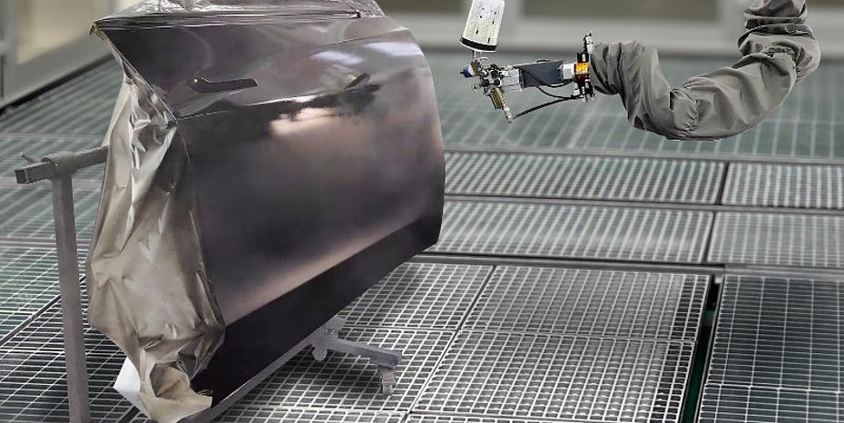 KI-gestützte Roboterlackierung