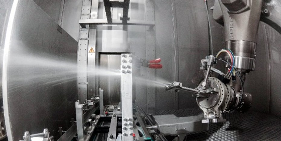 Roboter-Reinigung Bauteile Zerspanung