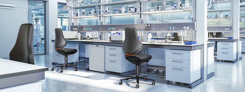 Pulverlack Arbeitsstuhl Reinraum ESD