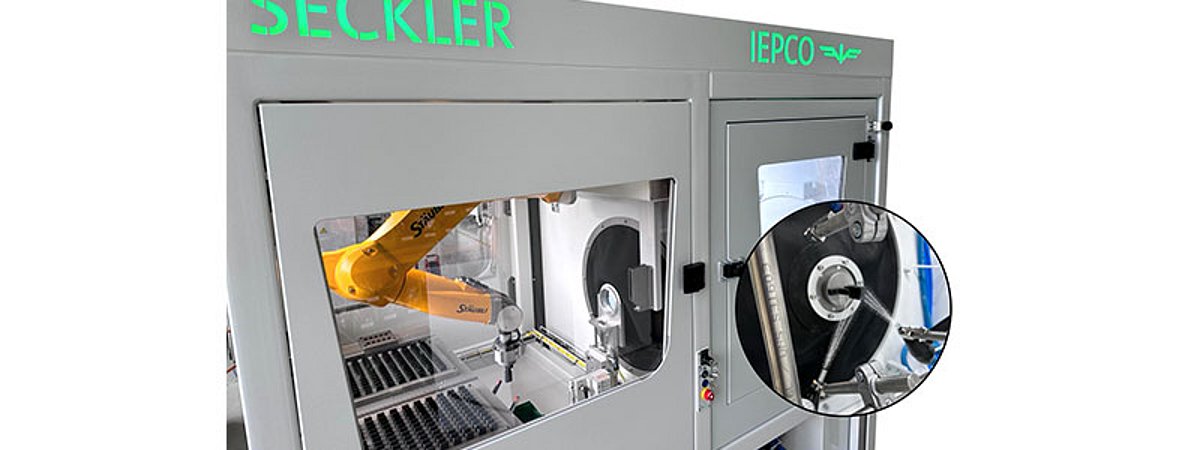 Iepco Roboter-Microstrahlanlage Peenmatic 1000 ZRA Robosandero