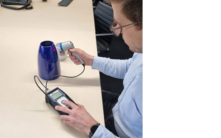 Schichtdickenmessung Nasslack Chrom vor Einbrennen