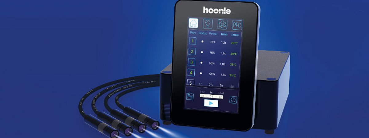 Hönle LED-UV-Punktstrahler Bluepoint LED Klebstoff-Aushärtesystem
