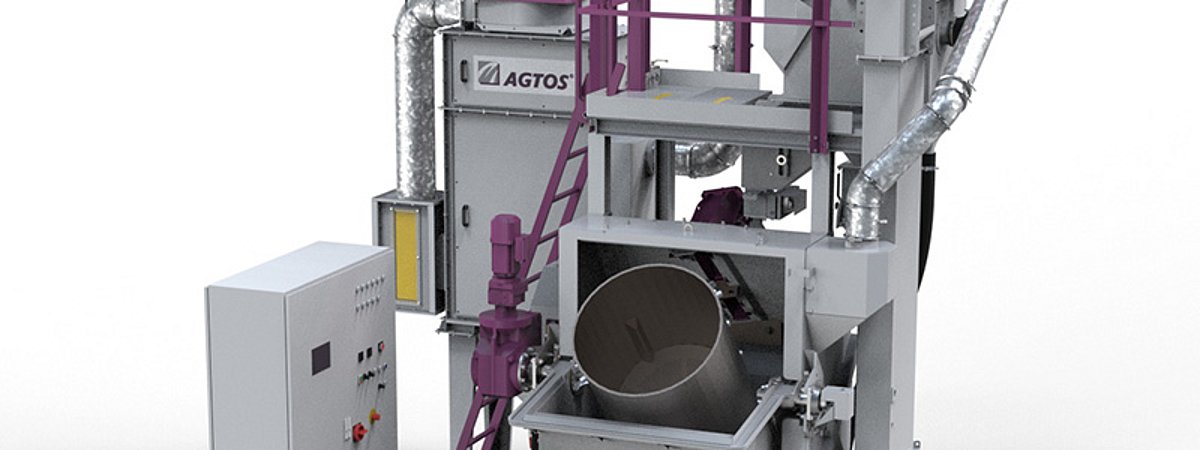 Agtos Euroblech 2022 Strahlanlage