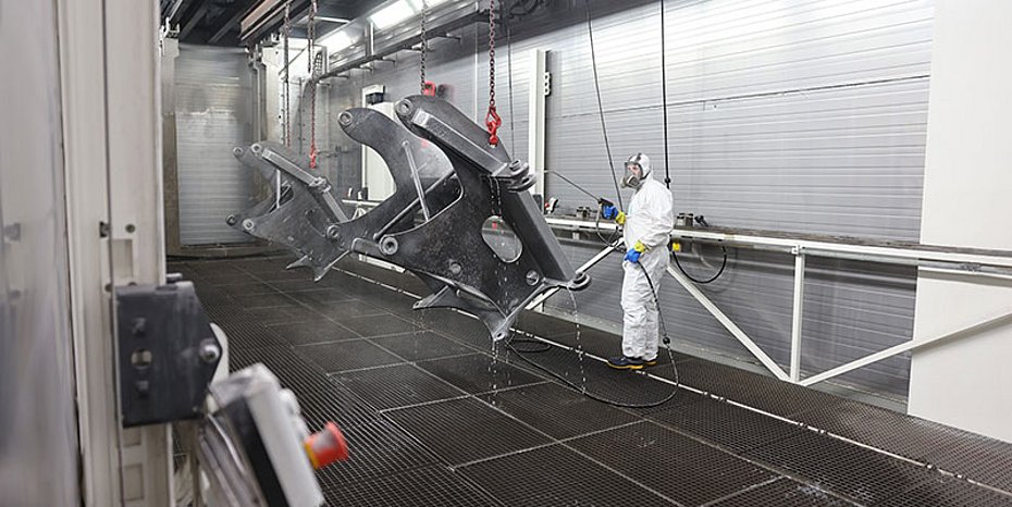 Modulare Beschichtungsanlage Landmaschinen Maschinenteile