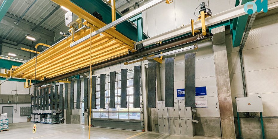 Großteile Beschichtungsanlage Nasslack Pulverlack