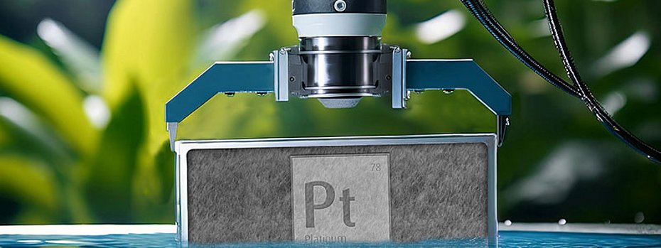Platinbeschichtung Titankomponenten Elekrolyseuren Umicore