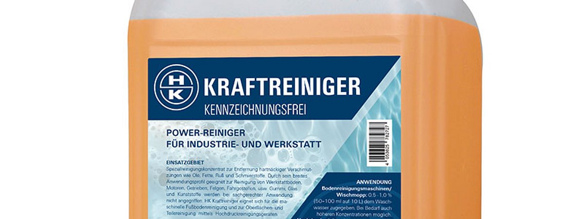 Kennzeichnungsfreier Kraftreiniger  Hahn + Kolb