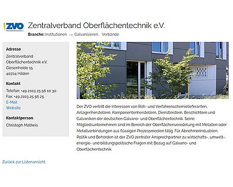 Mediadaten Branchenverzeichnis