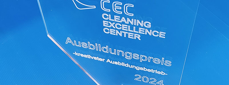 CEC Ausbildungspreis 2024 Cleaning Excellence Center