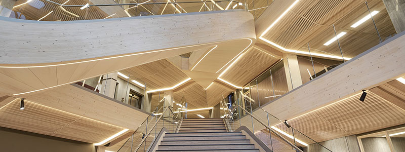 Henkel und Covestro Kooperation nachhaltige Klebstoffe Holzbauteile