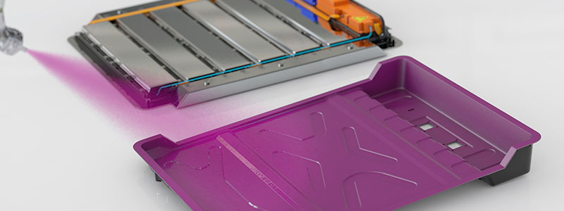 Evonik Brandschutzbeschichtung Tego Therm Batteriegehäuse