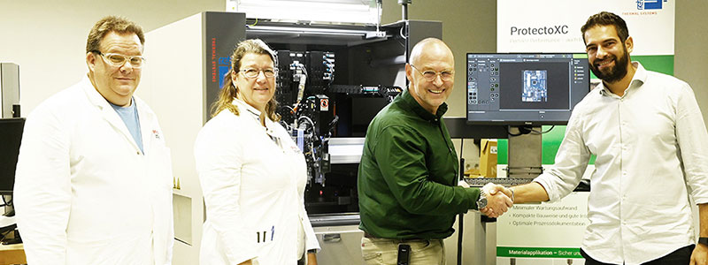 Peters Lackier- und Dispensingmaschine Rehm ProtectoXC