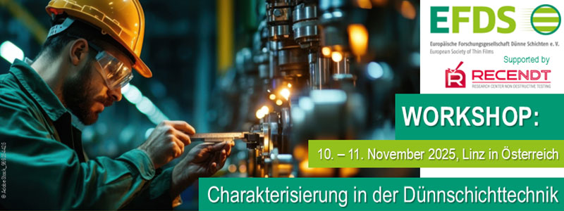 EFDS-Workshop Charakterisierung in der Dünnschichttechnik