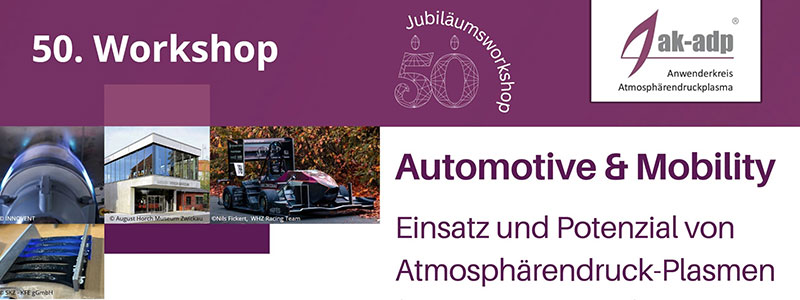 50. Workshop Anwenderkreises Atmosphärendruckplasma (ak-adp)